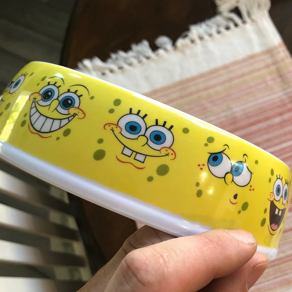 Nickelodeon Yellow SpongeBob Pet Bowl